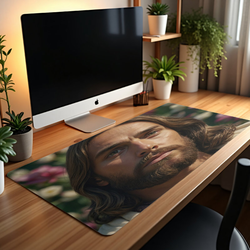 Polyester Desk Pad, 23.6x13.8