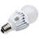 15 Watt LED A21 High Lumen Output 27K/40K/50K CCT Selectable Medium Base White Finish 120V-277V