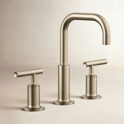 Purist Low-Handle Widespread Bathroom Faucet