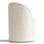 Chaise pivotante en lin avec roulettes cachées-421601430-435872614