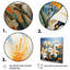 White Orange Lilies Dreams - Floral Canvas Wall Art-1068585207-1068585211