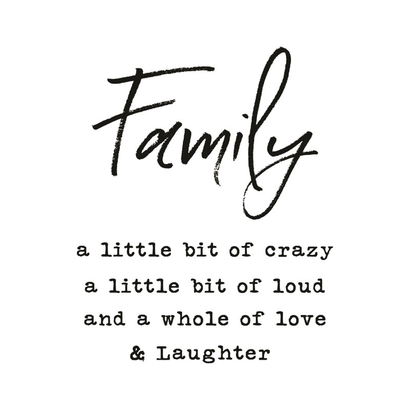 Family And Laughter - Wrapped Canvas Print, 51cm H x 51cm W x 3.8cm D