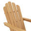 Chaise Adirondack d'extérieur en teck