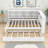 Wood DayBed with Trundle, Shelves and USB Charging Ports-1796734923-1796734920