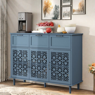 3 Door 3 Drawer Cabinet, American Furniture, Suitable for Bedroom, Living Room, Study