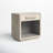 Dua 1 - Drawer Solid Wood 25" Nightstand in Linen/Beige