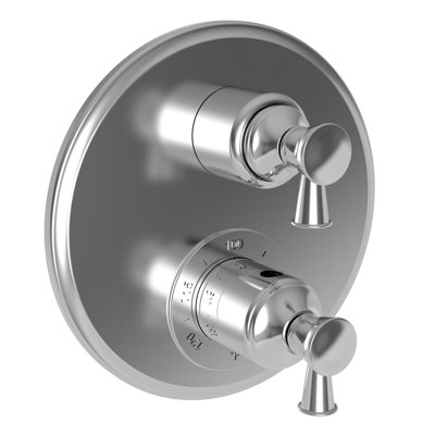 Vander 1/2" Round Thermostatic Trim Plate With Handle