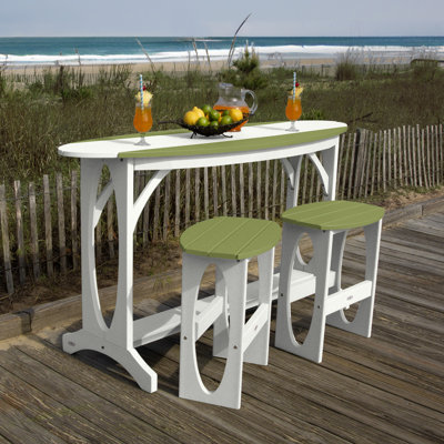 Shoreline 3-Piece Bar Height Balcony Set