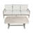 Jessica Rectangular Teak Outdoor Coffee Table , 51.18'' in. W 29.52'' in. D