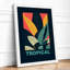 Leaves Tropical - Framed Print-1426372054-1426372073