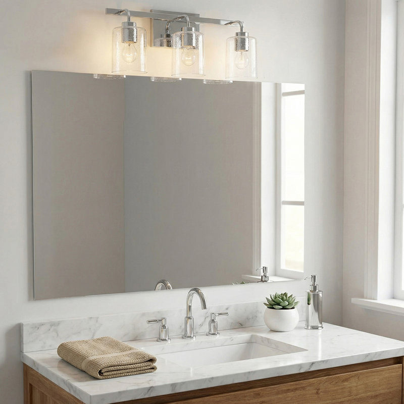 Greyson 3 - Light Dimmable Vanity Light, Chrome