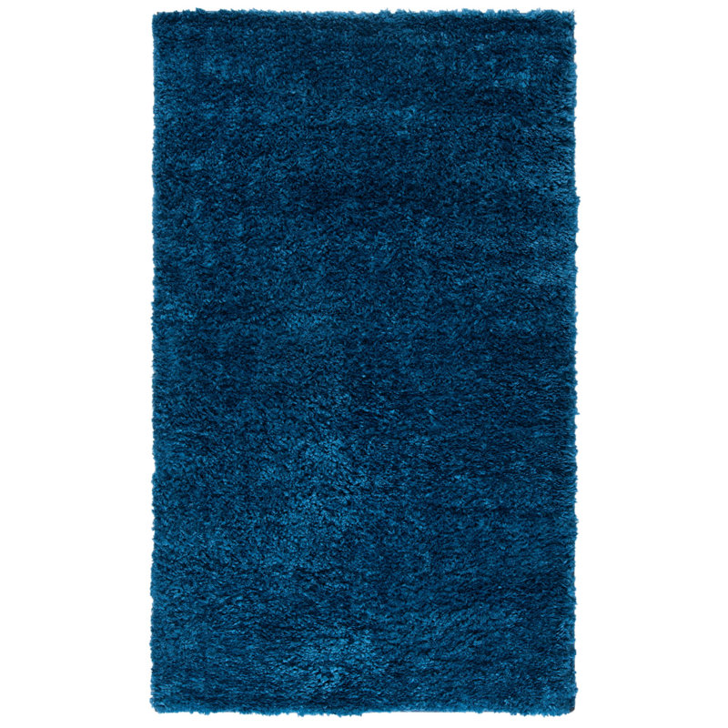 Jiang Navy Area Rug, Rectangle 3' x 5'