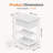 End Table with Shelves and Charging Station, Flip Top Side Table with USB Ports and Outlets, Bedside Table, Nightstand-118661071