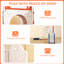 AIYAPLAY 7 in 1 Toddler Slide Set with Basketball Hoop Ages 1-3 Orange