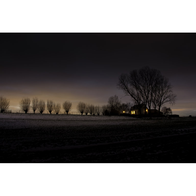 «House in Winter Wonderland» par Jaap-willem, H 24 po x l 36 po