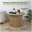 FURNITURE RANGE PELHAM PANELLED COFFEE TABLE NATURAL - 2207