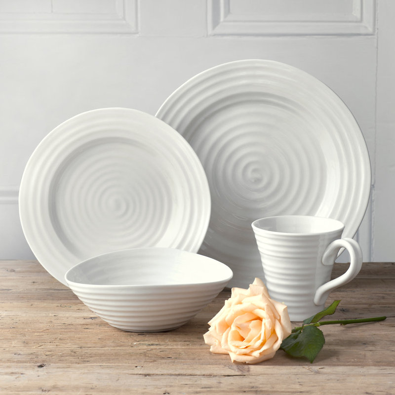 Portmeirion Sophie Conran White Salad Plate, White