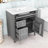 30-Inch Bathroom Vanity with Ceramic Top, Soft-Close Door Cabient and 3 Drawers-53944385