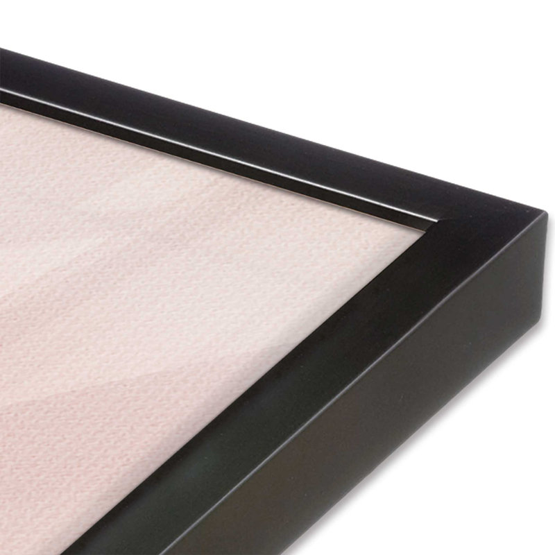 «Peach Tranquility I», reproduction, Cadre en zinc patiné, H 15,25 po x l 12,25 po