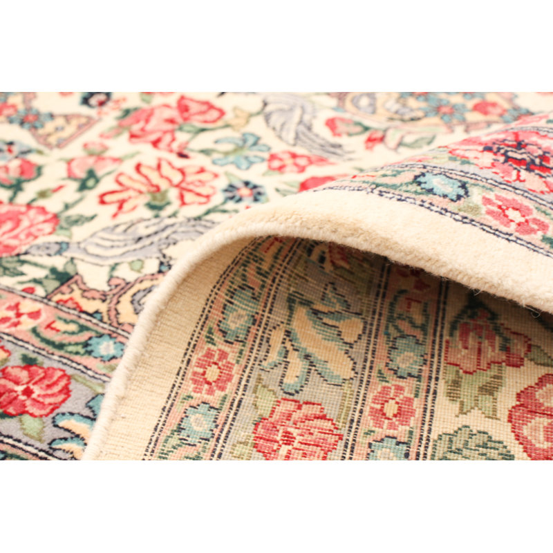 Tapis en laine beige 9 pi 3 po x 13 pi 4 po "one-of-kind" à la main-noué la 2010 Samana