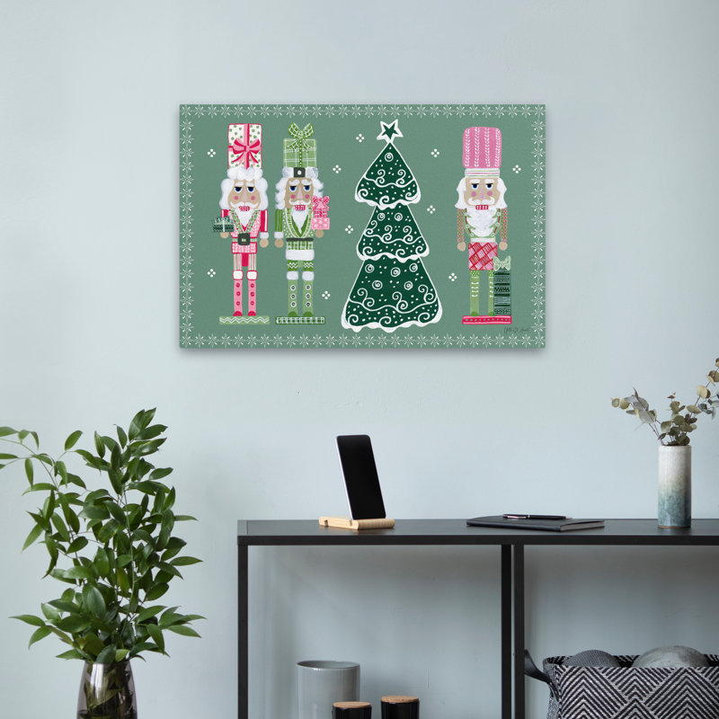«Dreamland Nutcrackers II - Christmas Christmas Trees», art des Fêtes, vert, H 16 po x l 24 po