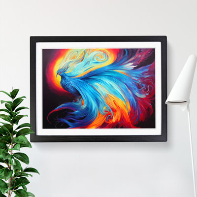 Spectacular Phoenix Bird - Framed Print