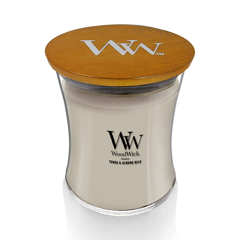 Bougie WoodWick Tonka et lait d'amande, Pot de 9,7 oz