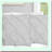 Luxury Pintuck Euro Pillow Shams - Set of 2, 500-Thread Count Cotton, Solid Pinch Pleated Design, Decorative European Pillow Sham - Silver, 24'' x 24''