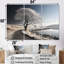 «Wind Turbines Winter Scenery I - Winter Landscape», ensemble de reproduction d'art mural-107741253-107741258