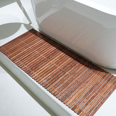 Teak Wood Folding Bath Shower Mat