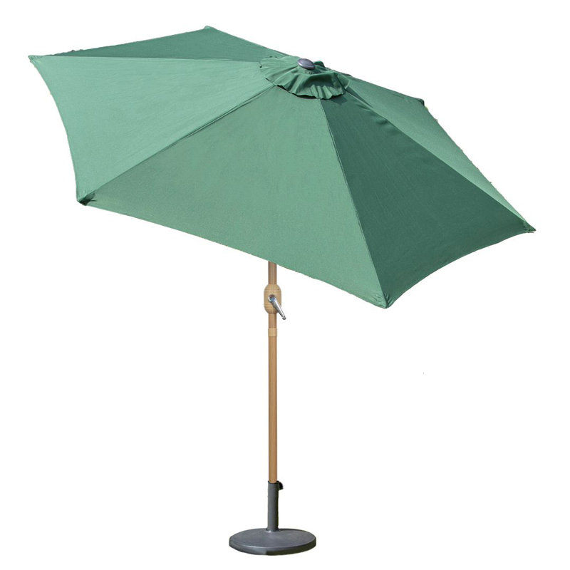 14cm Tilt Balcony Parasol, Green