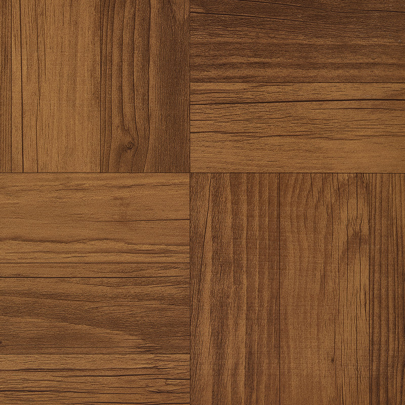 30Pcs Self-adhesive PVC Parquet Flooring Tiles Set, Dark Brown