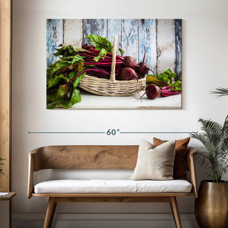 Yarlin Beetroot, 32" H x 48" W