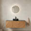 Meuble-lavabo mural moderne 48 po avec lavabo