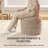 Sfera 17" Brown Upholstered Pouf Ottoman-755483271