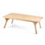 Table basse Sidney - Table basse Mid-Century moderne fabriquée à la main en bois de chêne massif Sidney-1872553050