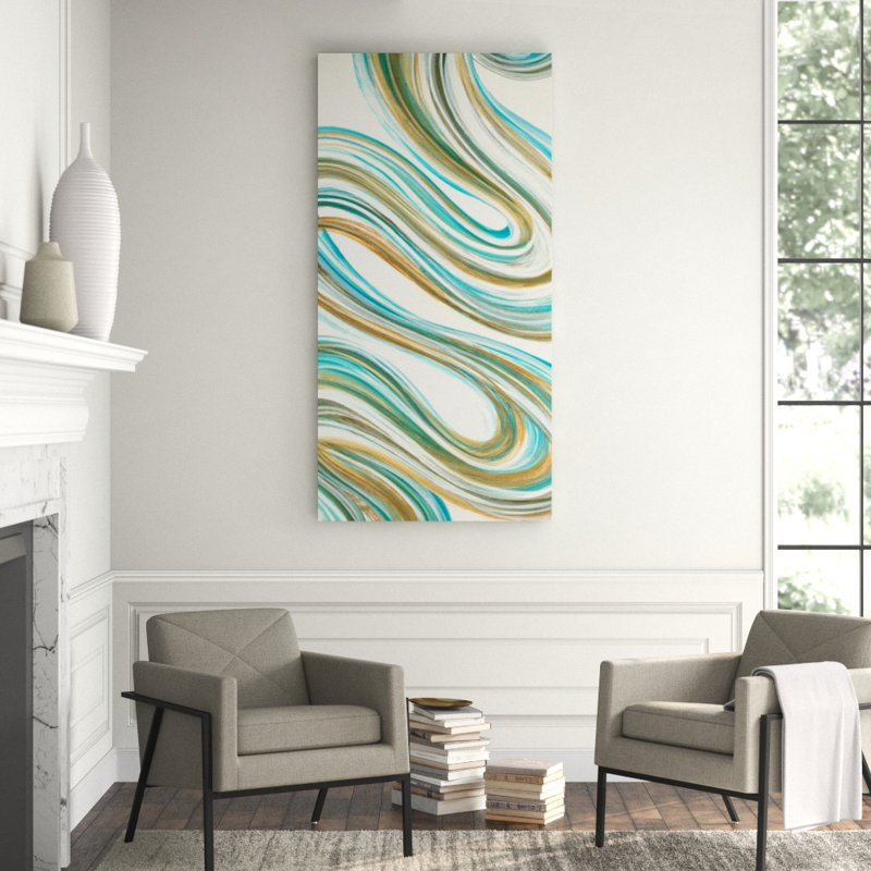 Flourish Print, 72" H x 36" W