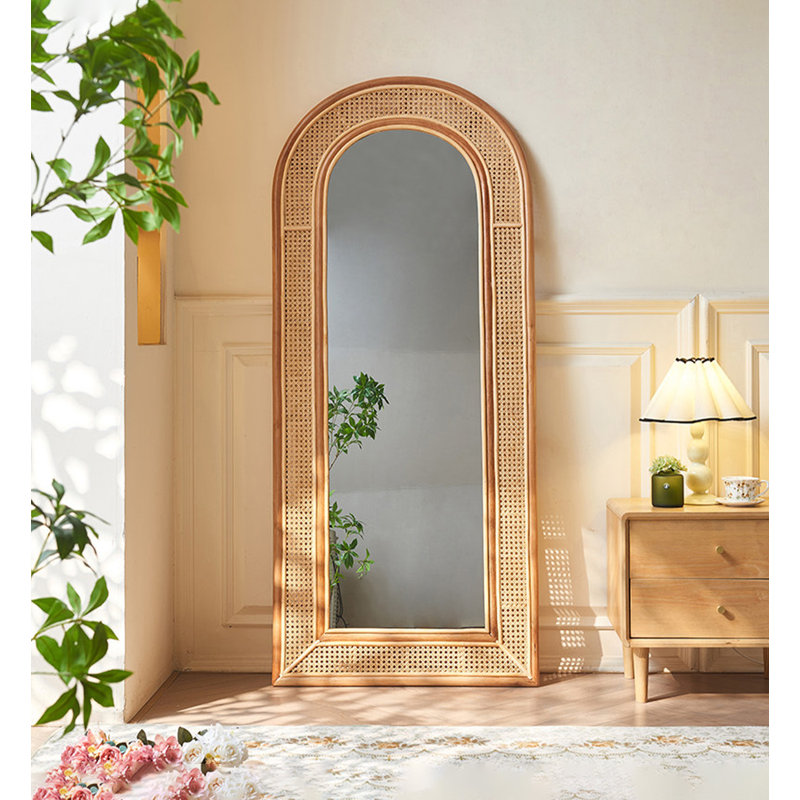 Miroir pleine grandeur French French, 66.93" H x 28.74" W, Brown