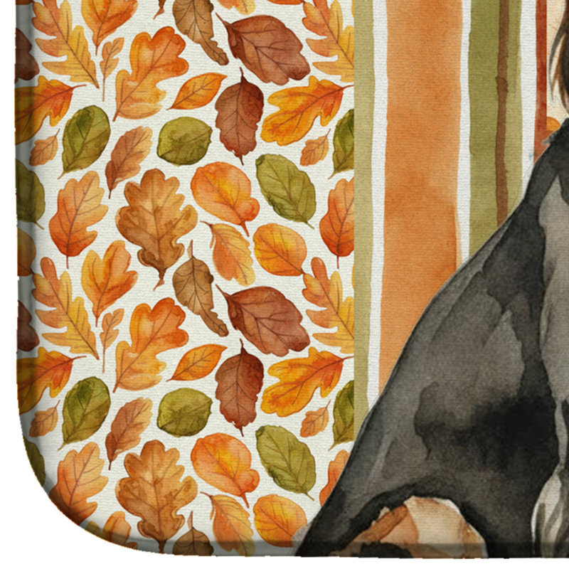 Tapis de séchage d'automne Black & Tan