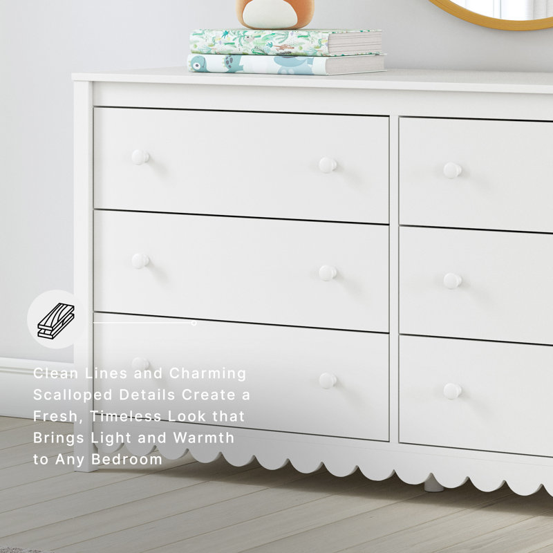 Commode double 6 tiroirs l 60,75 "Patricia