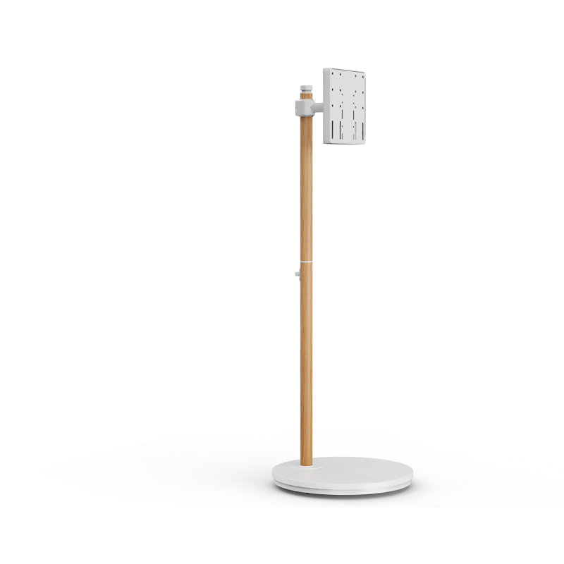 Meuble télé mobile d'angle pour téléviseur de 24 à 48 po, Argent