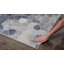 Tapis de couloir intérieur en mosaïque de pierre bleue / beige 2 pi x 12 pi (2 pi 3 po x 12 pi) Branch Branch Joni-1330939180