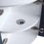 Ensemble de meuble-lavabo de coin pour salle de bain en coin