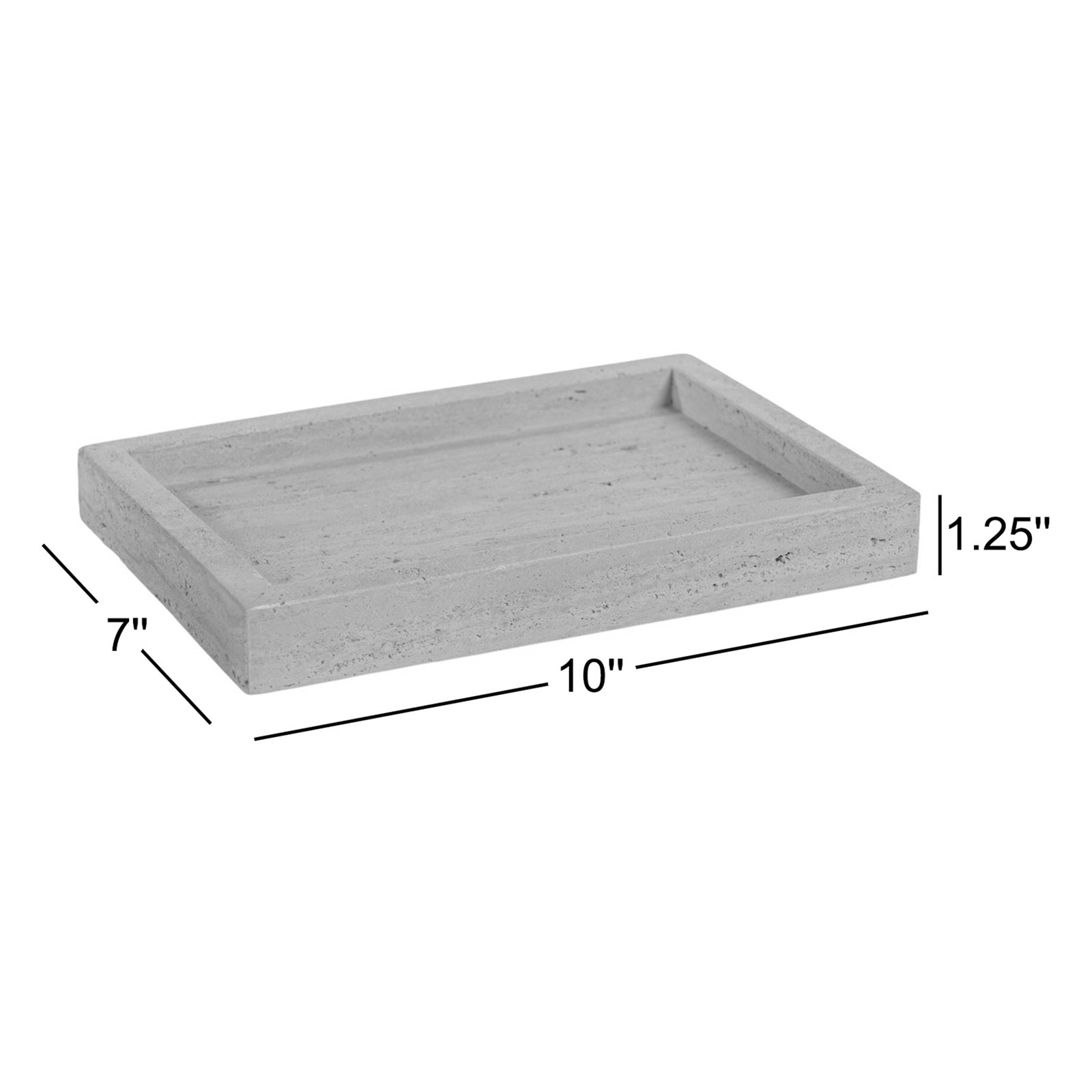 Austin Marble Bathroom Accessory Tray