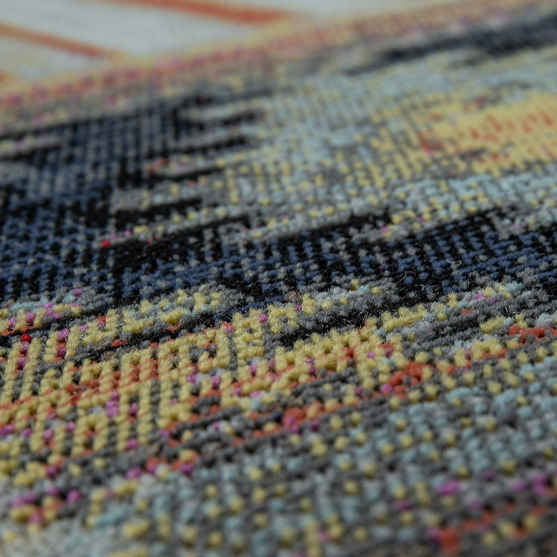 Round Clarisa Patchwork Area Rug, Round 200cm
