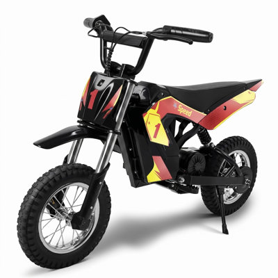 Kids Motorcycle 36V, 15.5 MPH Ride On Dirt Bike with Adjustable Speed Modes for Ages 5-10, Red