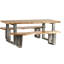 Benito Acacia Solid Wood Top Dining Table-40470938