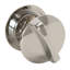 Brixwell 91-130 Couvercle à loquet et bouton pour porte en acier chromé de 1 po