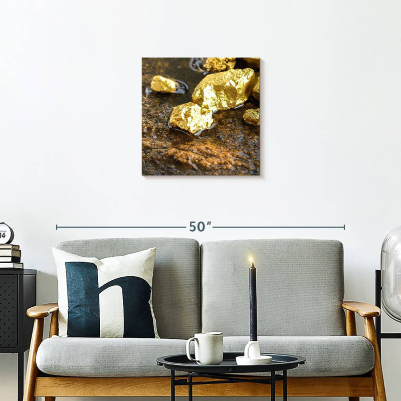Alvord Gold Chunks, 20" H x 20" W