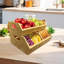 Lily Manor Manufactured Wood Picnic Basket